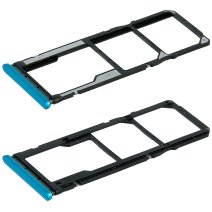 Держатель SIM-карты для Xiaomi Redmi 9 (версия на 2×SIM) (Gray)