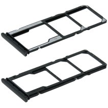 Тримач SIM-карти для Xiaomi Redmi 9a (версія на 2×SIM) (Black)