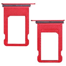 Держатель SIM-карты для Apple iPhone SE (2nd gen) (2020) (версия на 1×SIM) (Red)