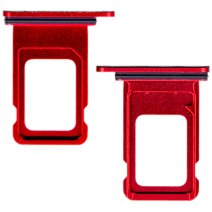 Держатель SIM-карты для Apple iPhone Xr (версия на 2×SIM) (Red)