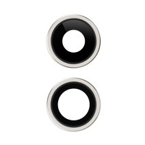 Стекло камеры для Apple iPhone 11 в рамке (White)