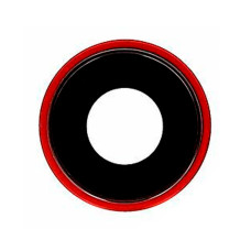 Стекло камеры для iPhone Xr в рамке (Red)