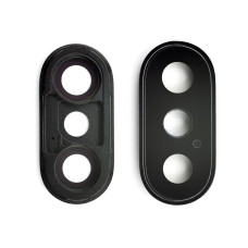 Скло камери для iPhone Xs в рамці (Space grey)