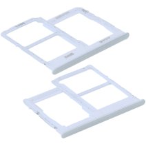 Держатель SIM-карты и карты памяти для Samsung A315 Galaxy A31 (2020) (версия на 2×SIM) (White)