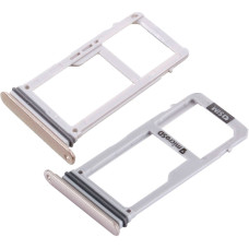 Держатель SIM-карты для Samsung A320 Galaxy A3 (2017) (Gold) Dual Sim