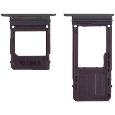 Держатель SIM-карты для Samsung A520 Galaxy A5 (2017) (Black) One Sim