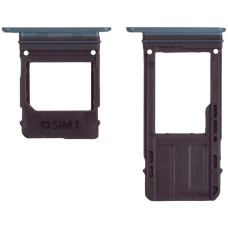 Держатель SIM-карты для Samsung A520 Galaxy A5 (2017) (Blue) One Sim