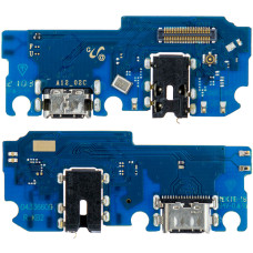 Нижняя плата для Samsung A125 Galaxy A12 (2020) с разъемом зарядки и микрофоном