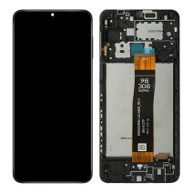 Дисплей для Samsung A127 Galaxy A12 Nacho (2021) с тачскрином в рамке (Black) (Original)