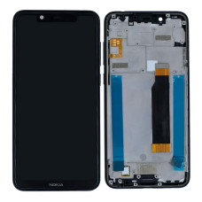 Дисплей для Nokia 5.1 Plus з тачскріном в рамці (Black) (Original PRC)
