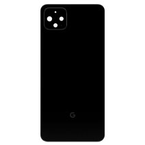 Задняя крышка для Google Pixel 4 XL (Black) (Original PRC) со стеклом камеры