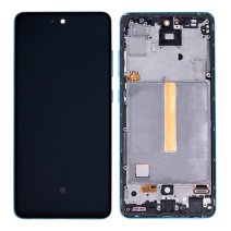 Дисплей для Samsung A525 Galaxy A52 (4G) (2021) с тачскрином в рамке (Blue) (Original)