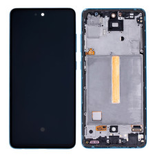 Дисплей для Samsung A525 Galaxy A52 (2021) с тачскрином в рамке (Blue) (Original)