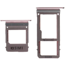 Держатель SIM-карты для Samsung A520 Galaxy A5 (2017) (Pink) Dual Sim