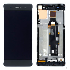 Дисплей для Sony F3112 Xperia XA Dual з тачскріном в рамці (Graphite black) (Original PRC)