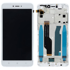Дисплей для Xiaomi Redmi Note 4x з тачскріном в рамці (White)