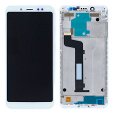 Дисплей для Xiaomi Redmi Note 5 з тачскріном в рамці (White) (Original)