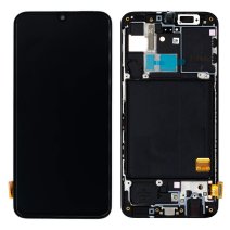 Дисплей для Samsung A405 Galaxy A40 (2019) с тачскрином в рамке (Black) (Original)