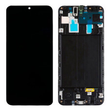 Дисплей для Samsung A305 Galaxy A30 (2019) с тачскрином в рамке (Black) (Original)