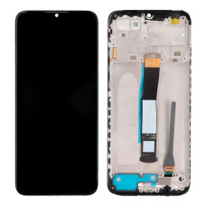 Дисплей для Xiaomi Poco C40 з тачскріном в рамці (Black) (Original)