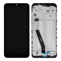 Дисплей для Xiaomi Redmi 9 Prime с тачскрином в рамке (Black) (Original PRC)