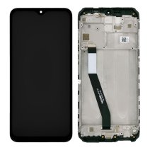 Дисплей для Xiaomi Redmi 9 Prime с тачскрином в рамке (Black)