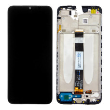 Дисплей для Xiaomi Redmi 9C (NFC) з тачскріном в рамці (Black) (Original)
