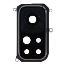 Скло камери для Xiaomi Mi 10T Pro (5G) в рамці (Black) (Original)