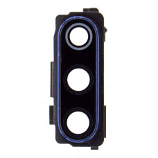 Скло камери для Xiaomi Mi 9 в рамці (Blue) (Original)