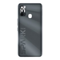 Задняя крышка для Tecno Spark 7 (Black) (Original PRC)