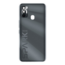 Задня кришка для Tecno Spark 7 (Black) (Original PRC)