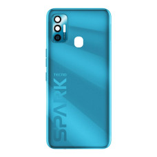 Задня кришка для Tecno Spark 7 Go (Blue) (Original PRC)