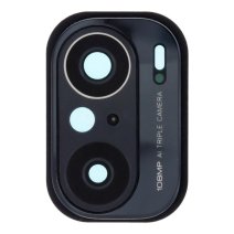 Скло камери для Xiaomi Mi 11i в рамці (Cosmic black) (Original)