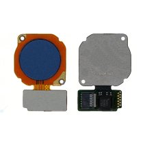 Сканер отпечатка пальца для Huawei P20 Lite / P Smart Plus / Nova 3e (Blue)