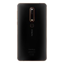 Задня кришка для Nokia 6.1 (Black) (Original) зі сканером відбитків пальців