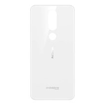Задняя крышка для Nokia 6.1 Plus (White) (Original)