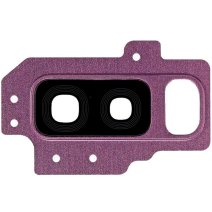 Скло камери для Samsung G965 Galaxy S9 Plus в рамці (Lilac purple) (Original)