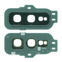 Скло камери для Samsung G970 Galaxy S10e в рамці (Green)