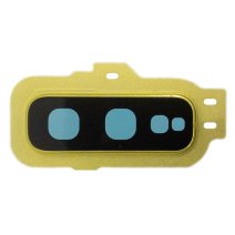 Скло камери для Samsung G970 Galaxy S10e в рамці (Yellow)