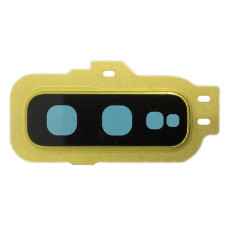 Скло камери для Samsung G970 Galaxy S10e в рамці (Yellow)