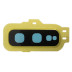 Скло камери для Samsung G970 Galaxy S10e в рамці (Yellow)