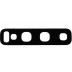 Скло камери для Samsung G973 Galaxy S10 (Black)