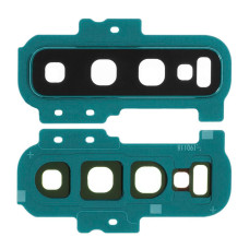 Скло камери для Samsung G975 Galaxy S10 Plus в рамці (Green) (Original)