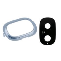 Скло камери для Samsung J250 Galaxy J2 (2018) в рамці (Blue)