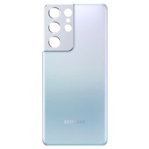 Задняя крышка для Samsung G998 Galaxy S21 Ultra (Silver) (Original)