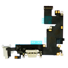 Шлейф для Apple iPhone 6 Plus з роз’ємом зарядки (White) (Original)