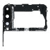 Скло камери для Huawei P40 Lite E в рамці (Black) (Original)