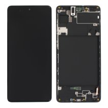 Дисплей для Samsung A715 Galaxy A71 (2020) с тачскрином в рамке (Black) (Original)