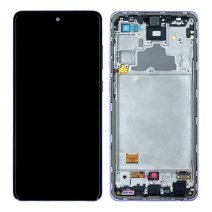 Дисплей для Samsung A725 Galaxy A72 (2021) з тачскріном в рамці (Light violet) (Original)