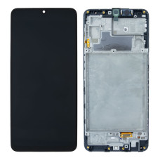 Дисплей для Samsung M225 Galaxy M22 (2021) з тачскріном в рамці (Black) (Original)
